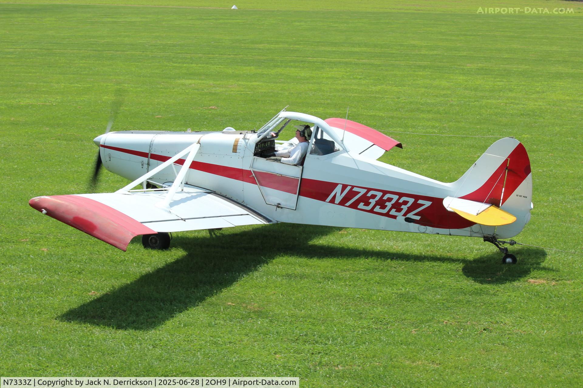 N7333Z, 1965 Piper PA-25-235 Pawnee C/N 25-3281, DN first flight