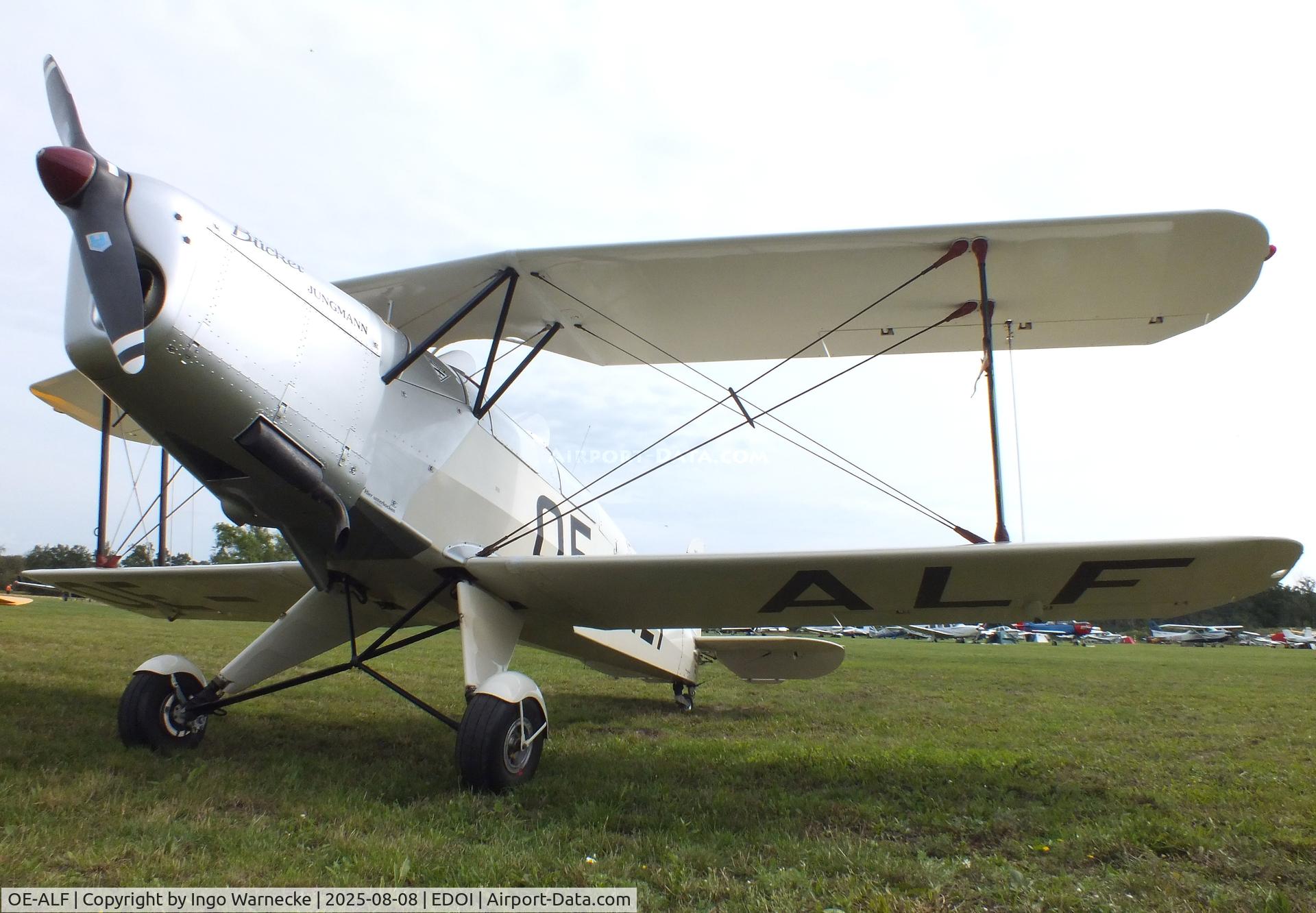 OE-ALF, 2005 Tatra T-131PA Jungmann C/N 124, Tatra T-131PA Jungmann at Bienenfarm airfield during the 2025 Quax Bücker-Treffen (Bücker-Meeting) and Vintage Aerobatic World Championships