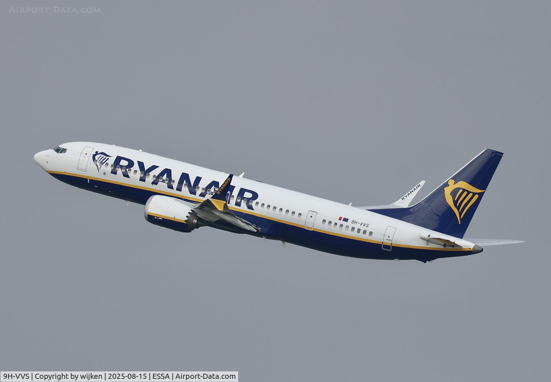 9H-VVS, 2023 Boeing 737-8200 MAX C/N 67105, Rwy 19R