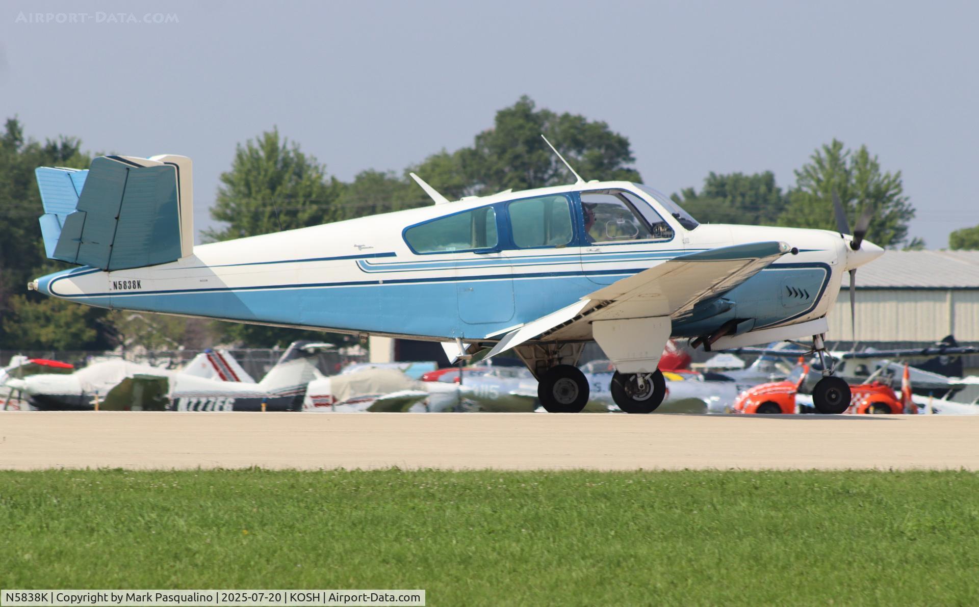 N5838K, 1965 Beech S35 Bonanza C/N D-7838, Beech S35