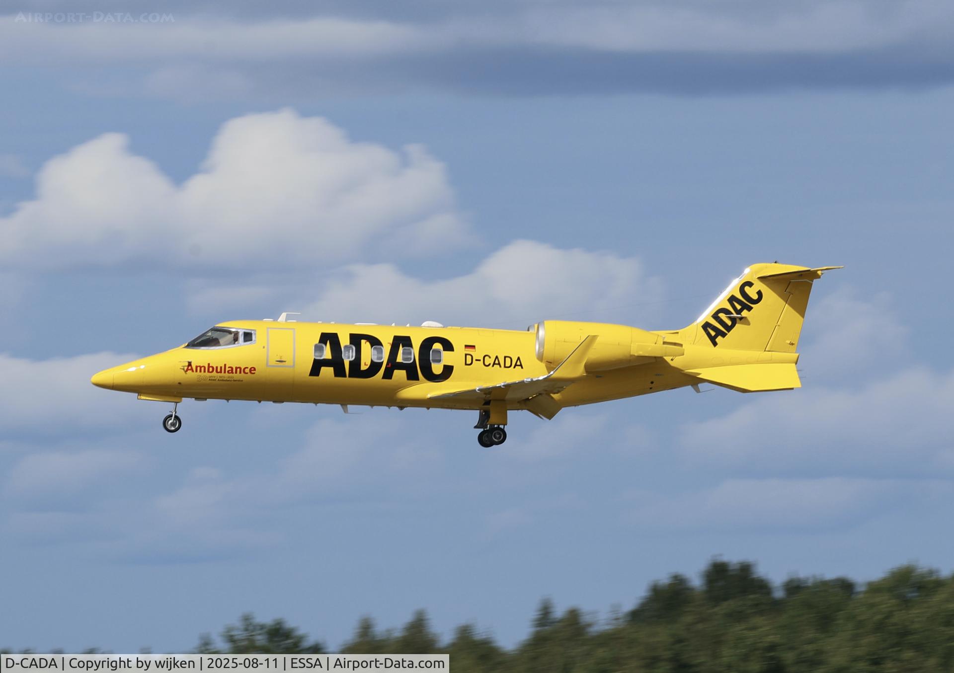 D-CADA, 2012 Learjet 60 C/N 60-414, Rwy 26