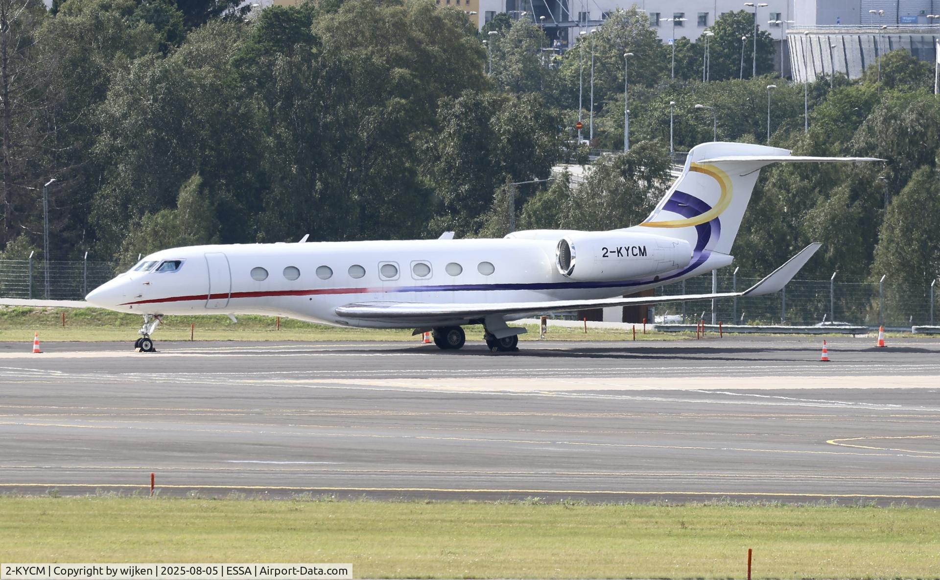 2-KYCM, 2017 Gulfstream GVI (G650ER) C/N 6290, Ramp M