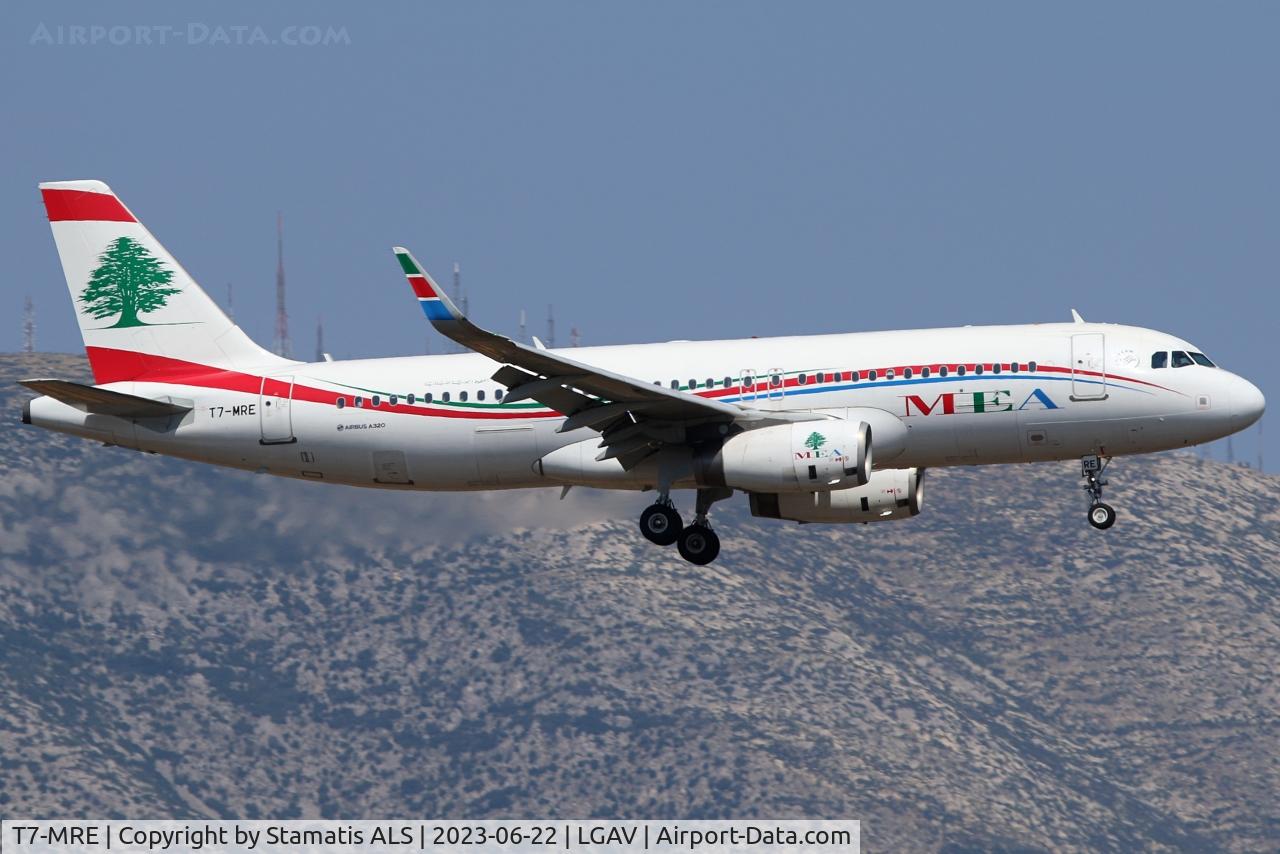 T7-MRE, 2016 Airbus A320-232 C/N 6978, LGAV, 03L