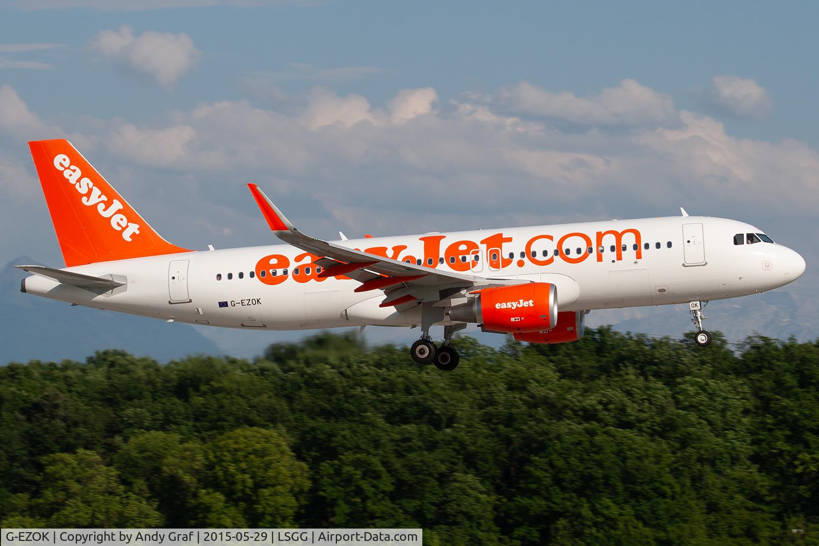 G-EZOK, 2015 Airbus A320-214 C/N 6568, Easyjet A320
