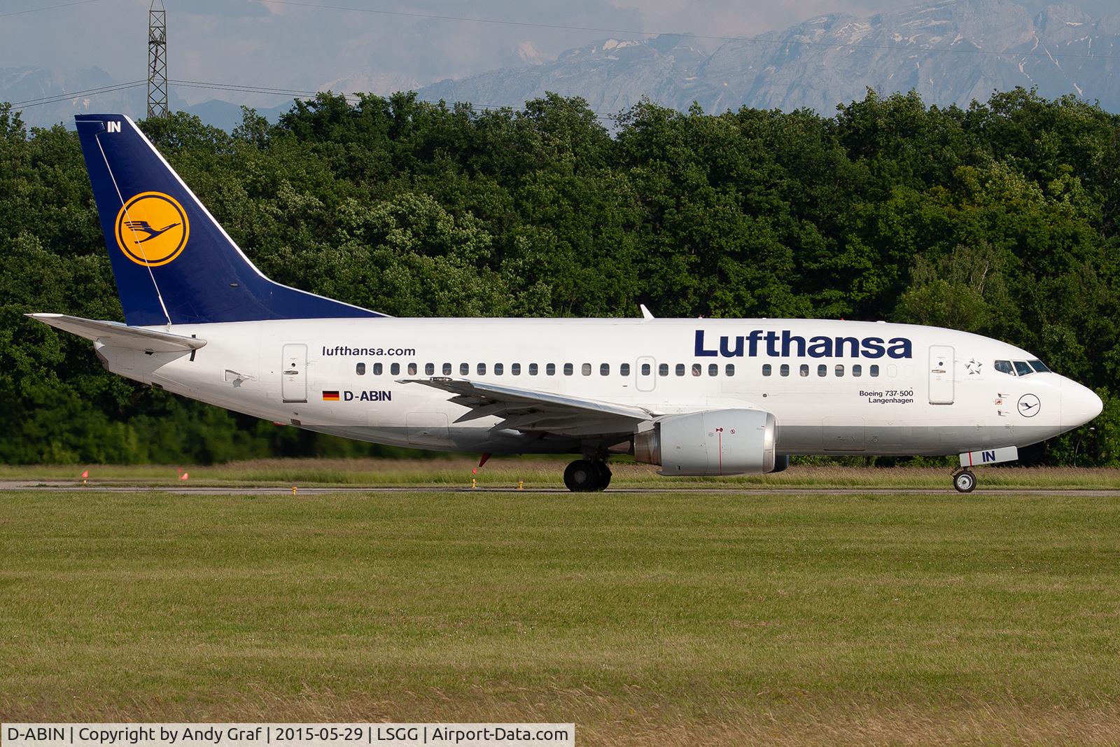 D-ABIN, 1991 Boeing 737-530 C/N 24938, Lufthansa 737-500