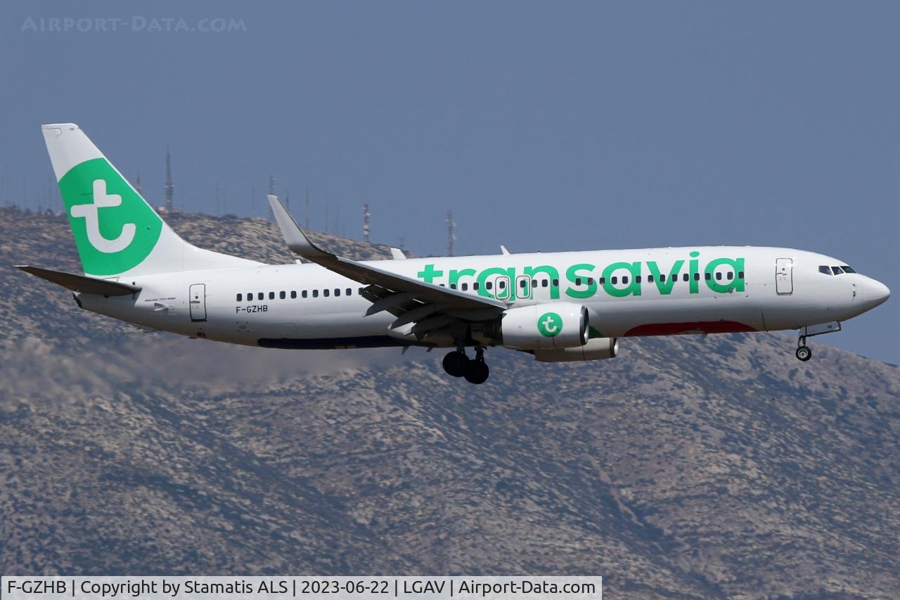 F-GZHB, 2007 Boeing 737-8GJ C/N 34902, LGAV, 03L