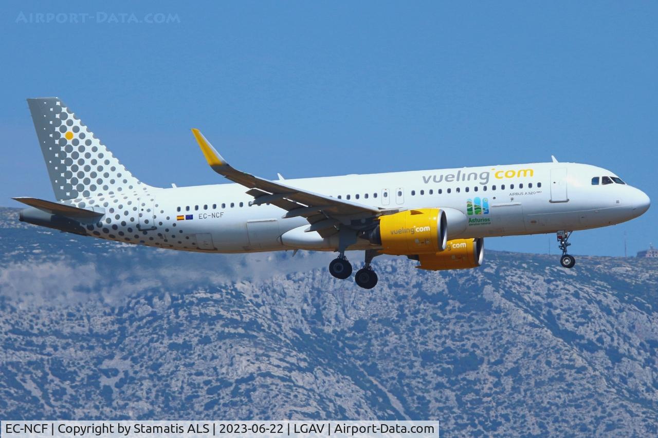 EC-NCF, 2019 Airbus A320-271N C/N 8674, LGAV, 03L
VUELING
