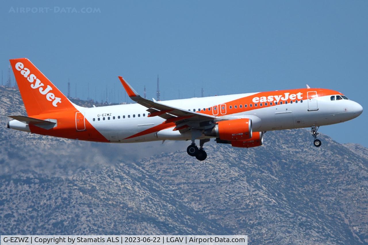 G-EZWZ, 2014 Airbus A320-214 C/N 6353, EASYJET