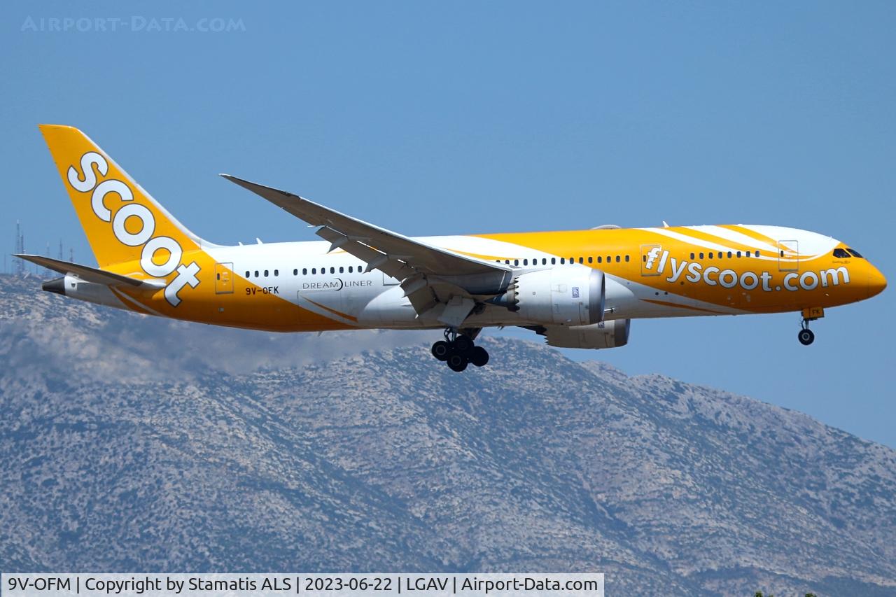 9V-OFM, 2020 Boeing 787-8 Dreamliner Dreamliner C/N 60267, SCOOT, Boeing 787-800 Dreamliner, c/n: 37127
REG: 9V-OFK
LGAV
