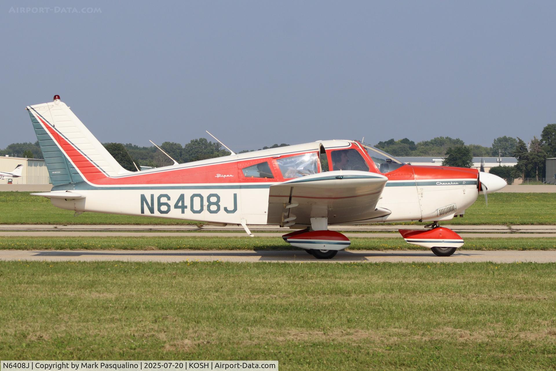 N6408J, 1968 Piper PA-28-180 C/N 28-4825, Piper PA-28-180