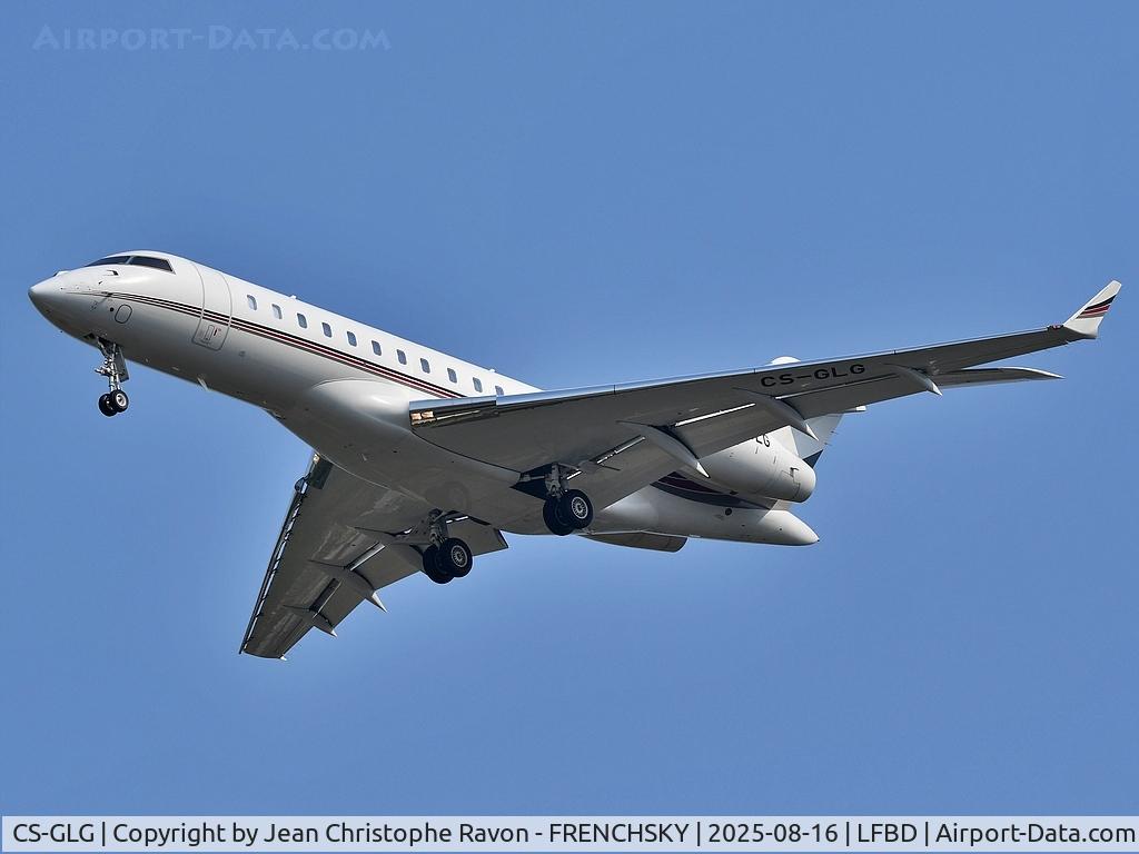 CS-GLG, 2016 Bombardier BD-700-1A10 Global 6000 C/N 9757, Nice (NCE)	Bordeaux (BOD)	(NJE044L)