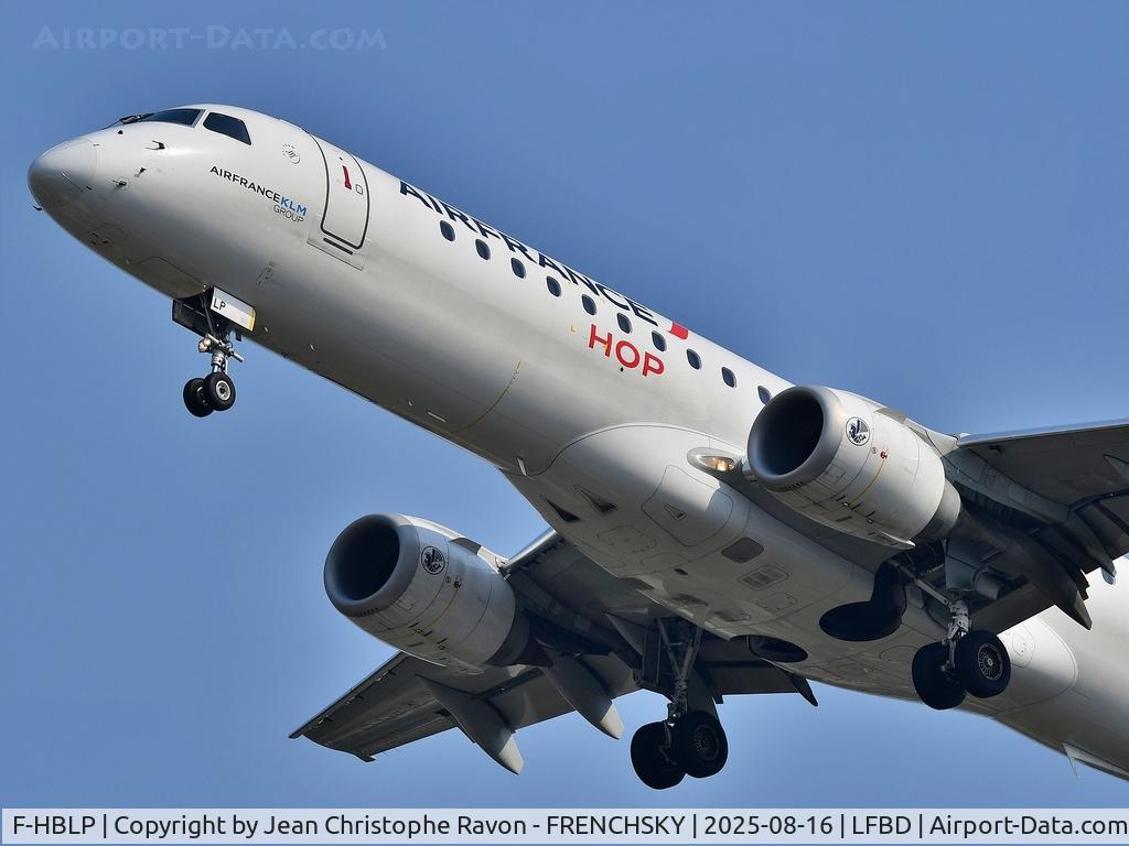 F-HBLP, 2019 Embraer 190 STD (ERJ-190-100) C/N 190-00771, Paris (CDG)	Bordeaux (BOD)	AF7444
