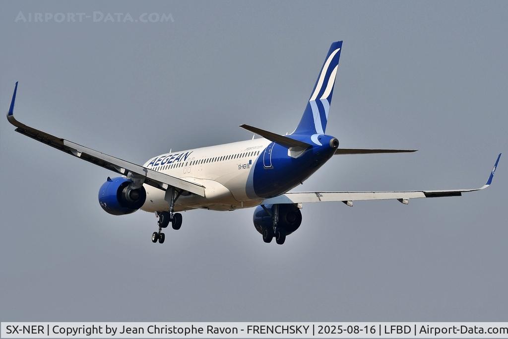 SX-NER, 2024 Airbus A320-271N C/N 12079, Athens (ATH) Bordeaux (BOD) A3696