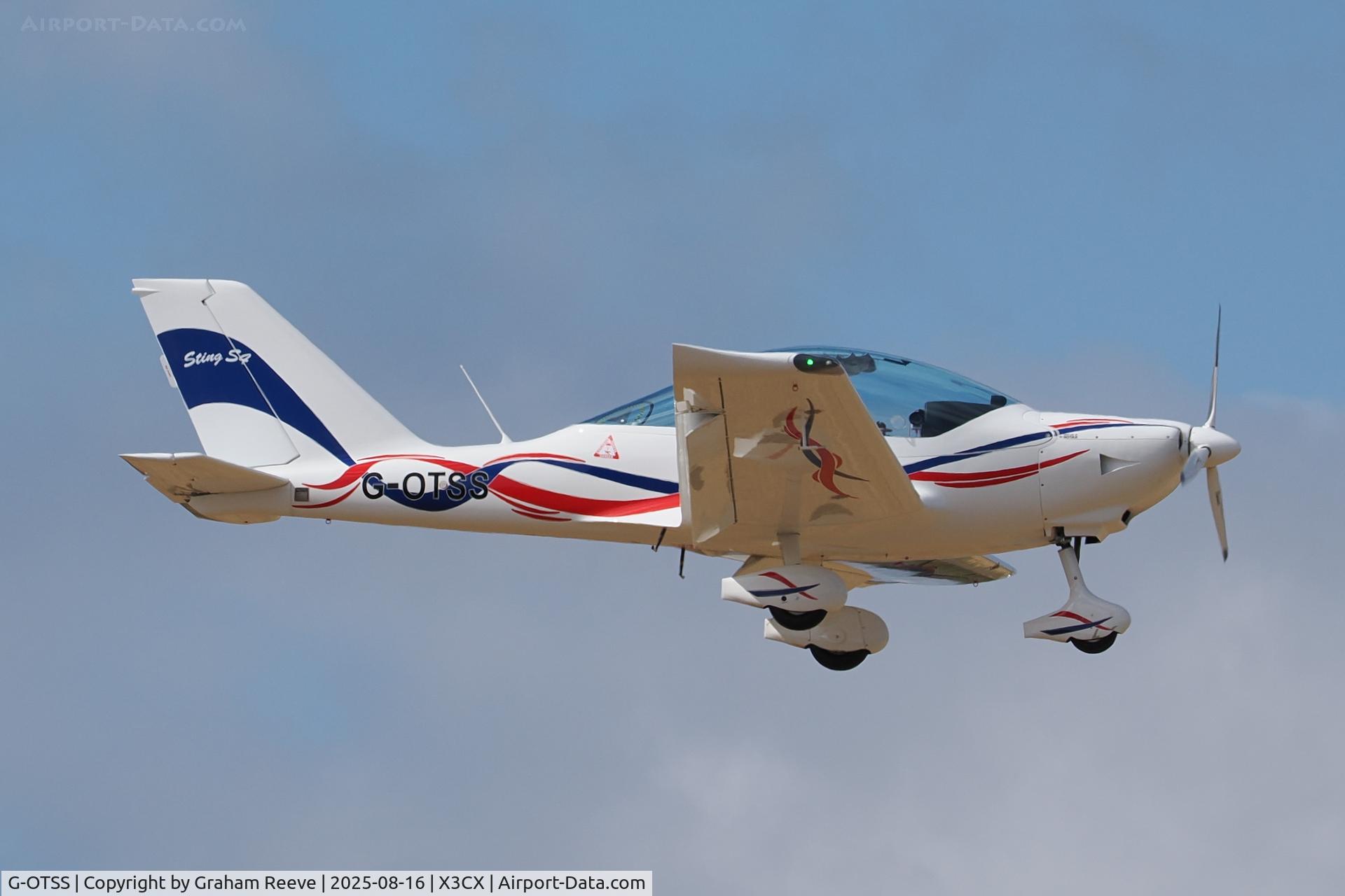G-OTSS, 2025 TL Ultralight TL 2000 Sting S4 C/N 25 ST 514, Landing at Northrepps.
