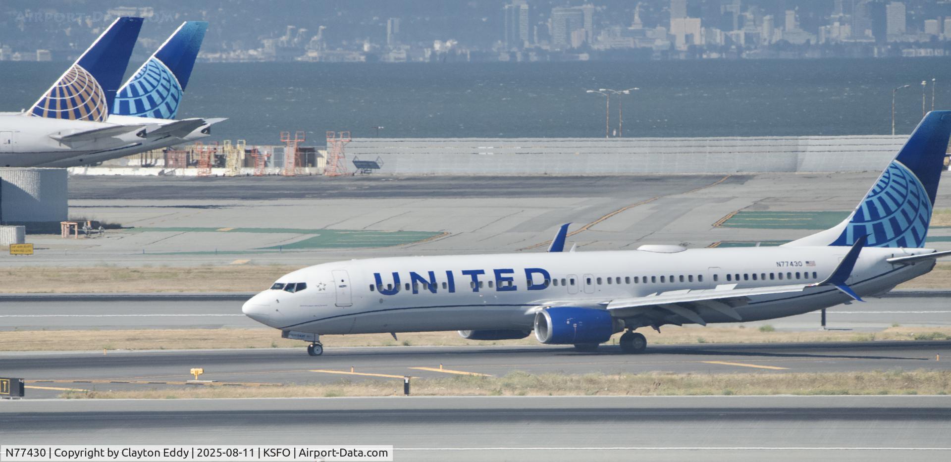 N77430, 2008 Boeing 737-924/ER C/N 37098, Sky Terrace SFO 2025