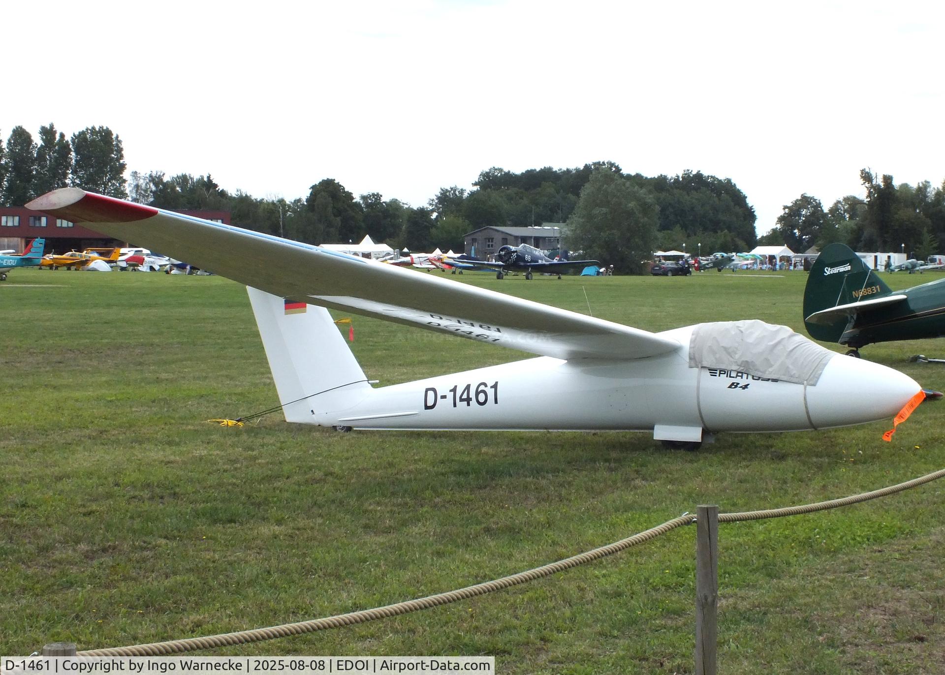D-1461, 1974 Pilatus B-4 C/N 120, Pilatus B-4 at Bienenfarm airfield during the 2025 Quax Bücker-Treffen (Bücker-Meeting) and Vintage Aerobatic World Championships