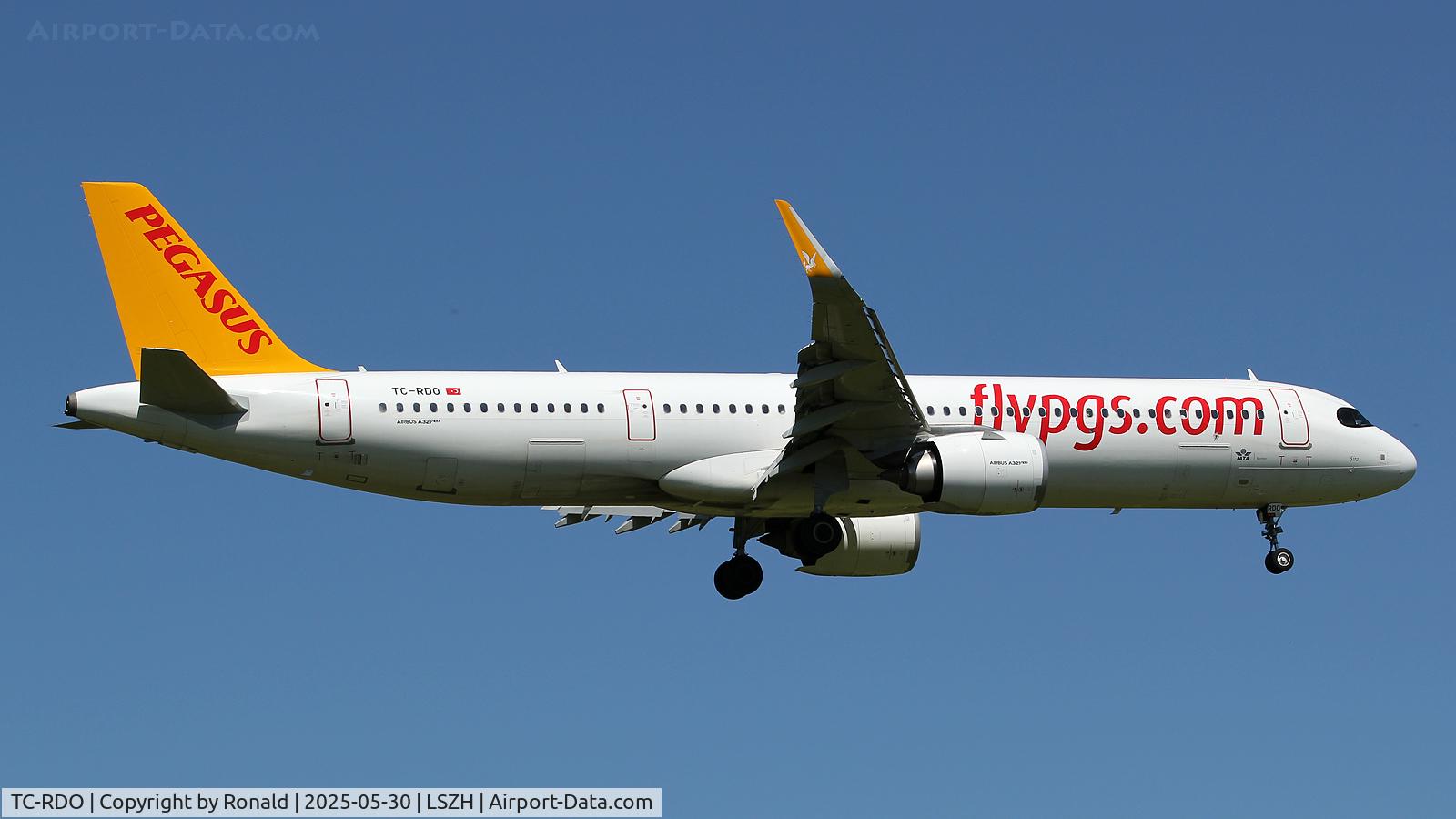 TC-RDO, 2024 Airbus A321-251NX C/N 11386, at zrh