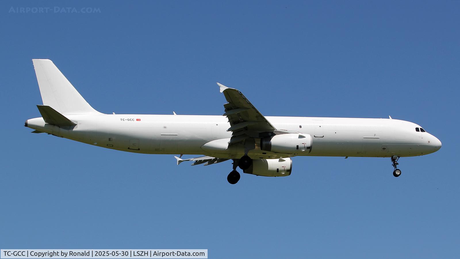 TC-GCC, Airbus A321-231(P2F) C/N 1670, at zrh