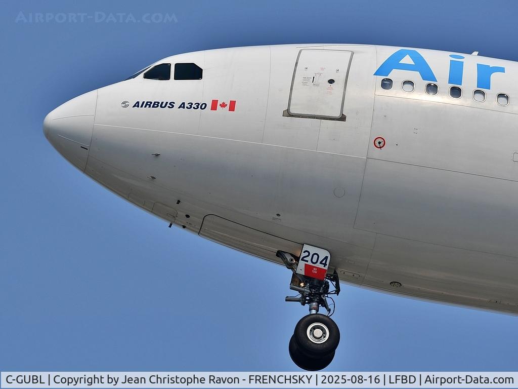 C-GUBL, 2006 Airbus A330-243 C/N 728, Montreal (YUL)	Bordeaux (BOD)	TS516