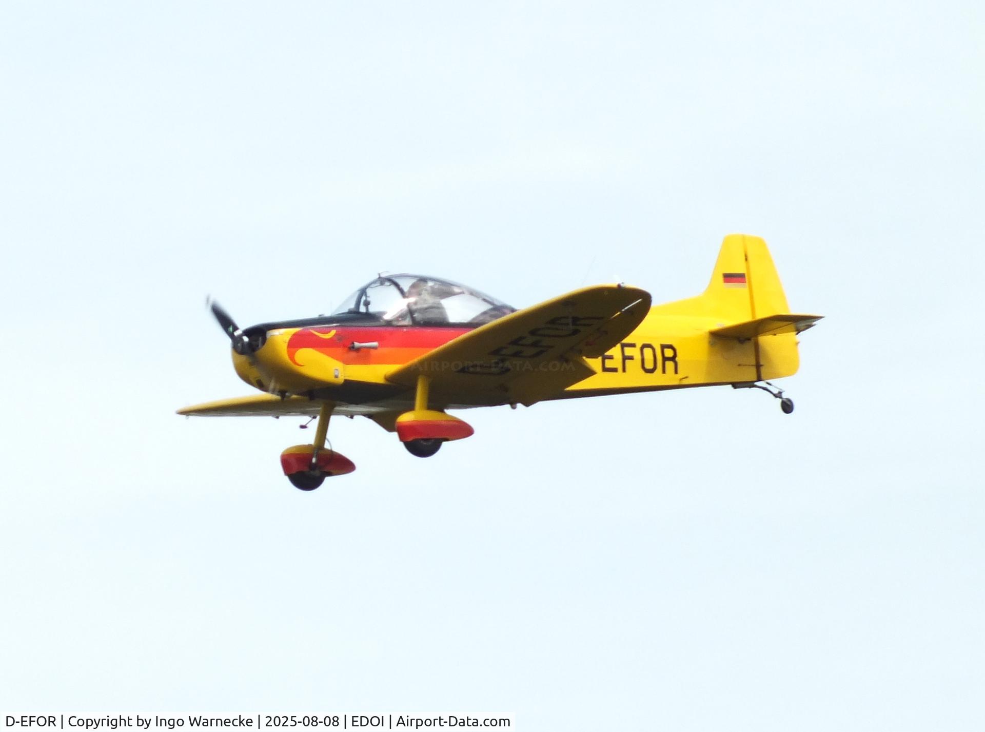 D-EFOR, 1962 Binder CP-301S Smaragd C/N 107, Binder CP-301S Smaragd at Bienenfarm airfield during the 2025 Quax Bücker-Treffen (Bücker-Meeting) and Vintage Aerobatic World Championships