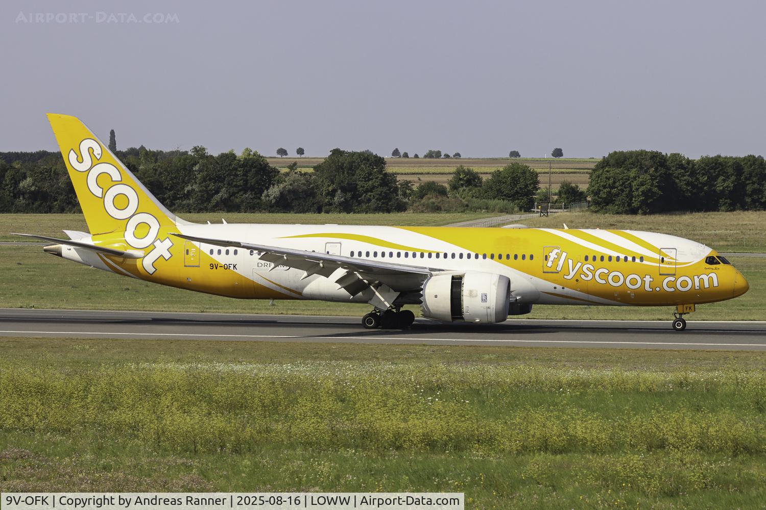 9V-OFK, Boeing 787-8 Dreamliner C/N 37127, Scoot Boeing 787