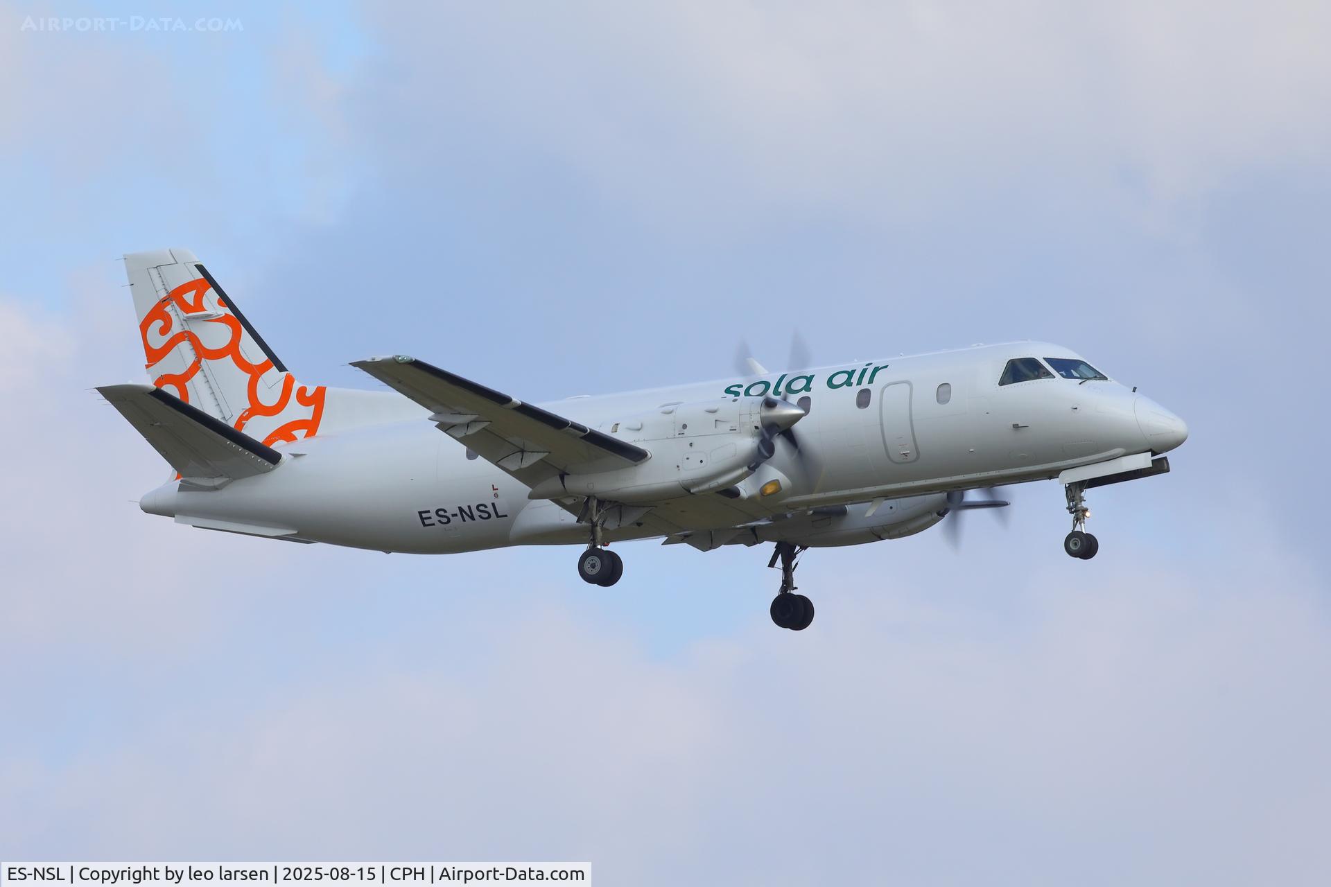 ES-NSL, 1989 Saab Saab 340B C/N 340B-162, Copenhagen 15.8.2025