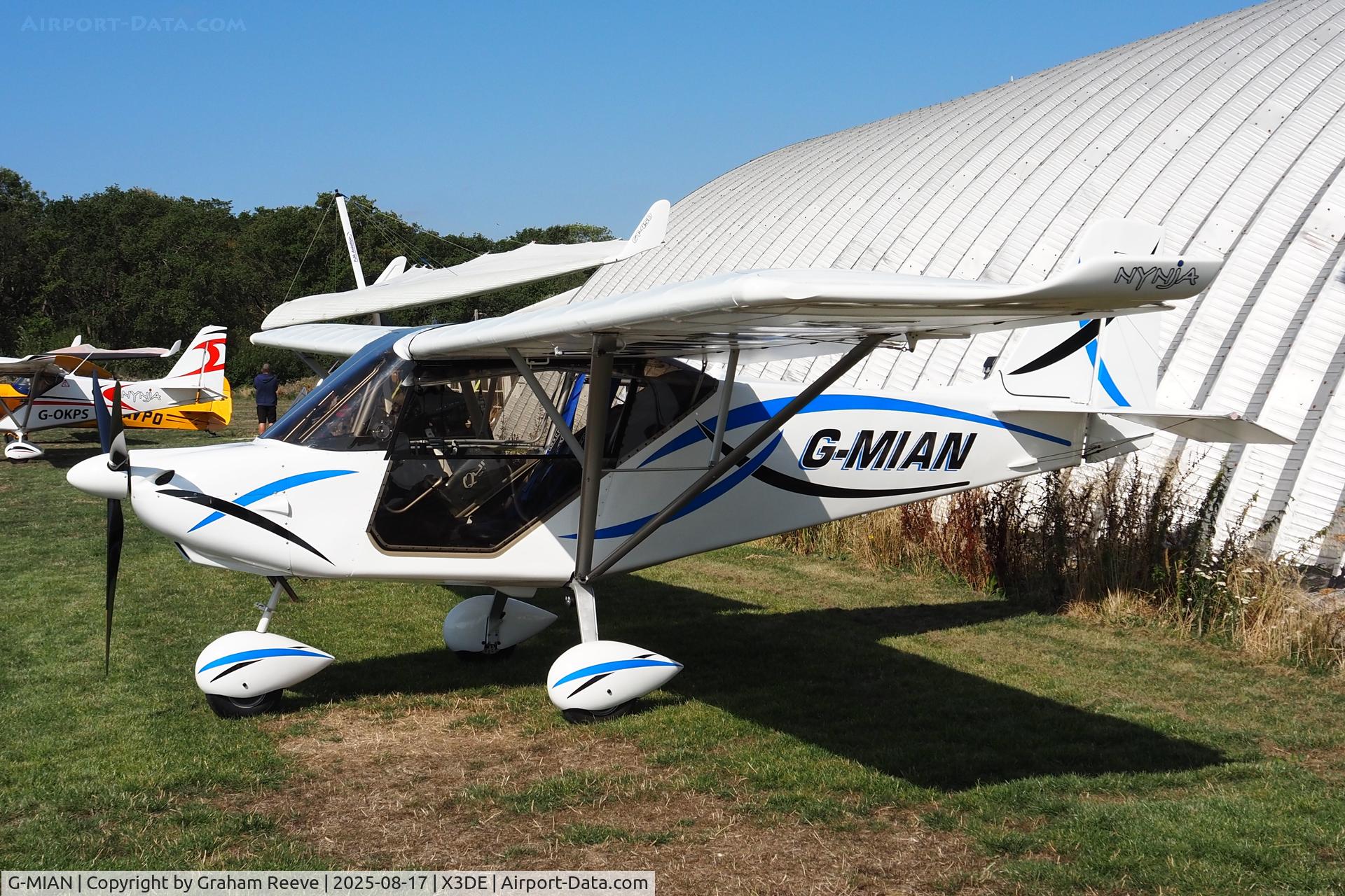 G-MIAN, 2016 Best Off Skyranger Nynja 912S(1) C/N BMAA/HB/637, Parked at Deenethorpe.