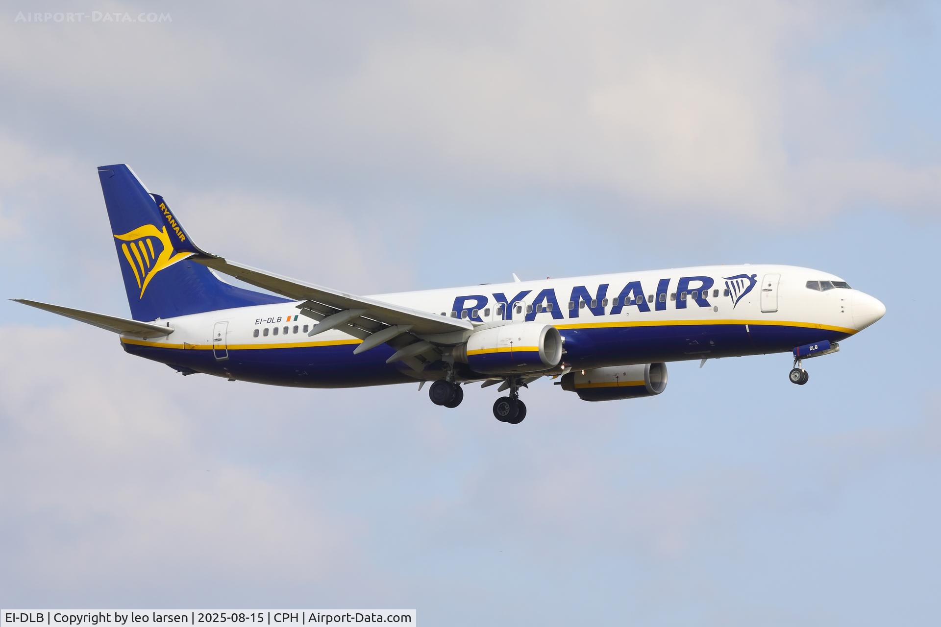 EI-DLB, 2005 Boeing 737-8AS C/N 33584, Copenhagen 15.8.2025