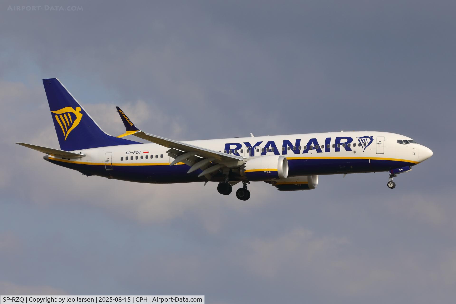 SP-RZQ, Boeing 737-8 MAX 200 C/N 67119, Copenhagen 15.8.2025