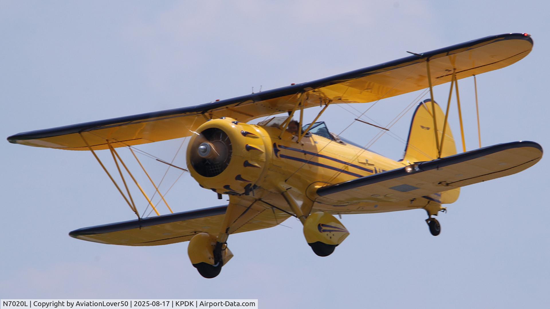 N7020L, 1999 Waco YMF-F5C C/N F5C085, YMF-F5C