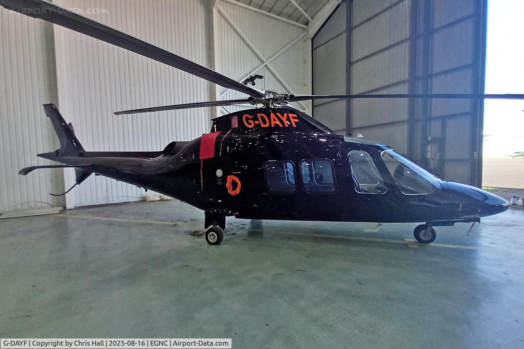 G-DAYF, 2010 Agusta AW-109SP Grand New C/N 22216, Carlisle Lake District Airport