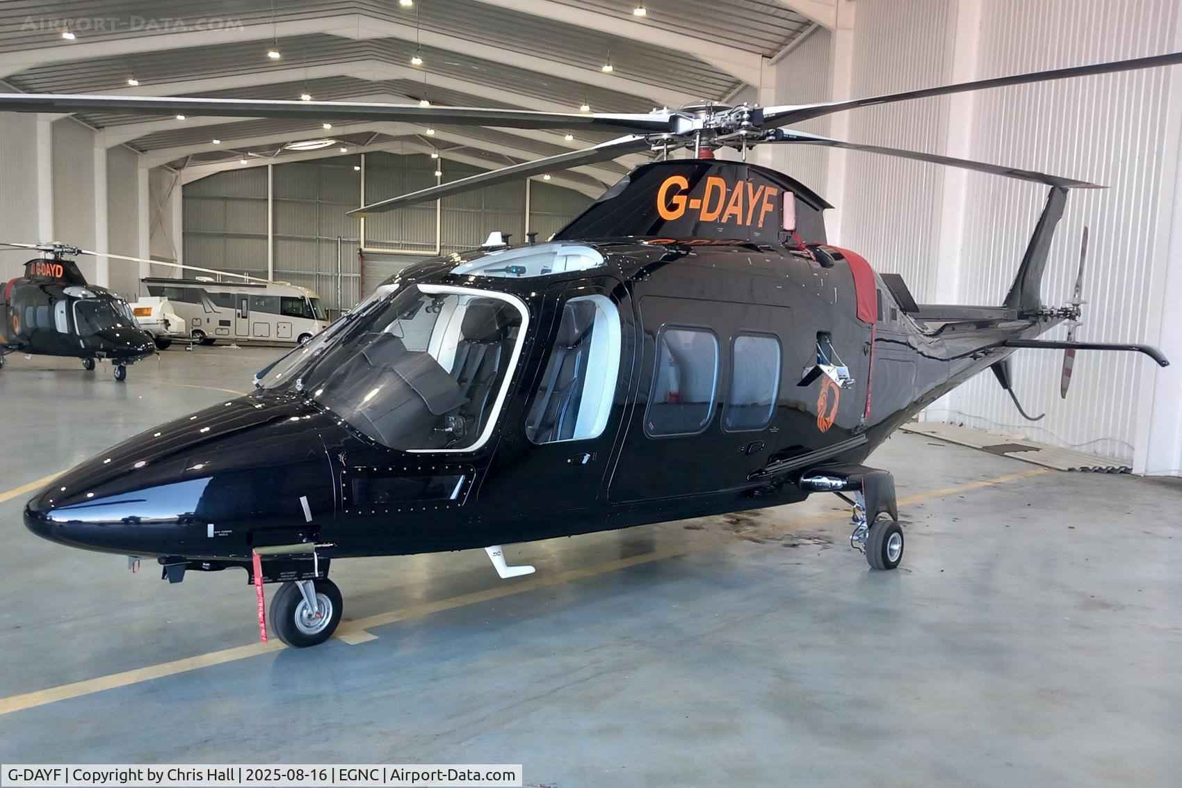 G-DAYF, 2010 Agusta AW-109SP Grand New C/N 22216, Carlisle Lake District Airport