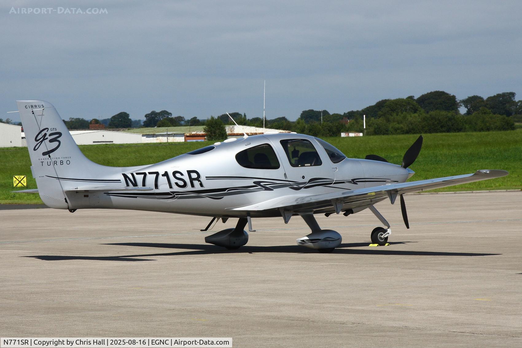 N771SR, 2007 Cirrus SR22 G3 GTS Turbo C/N 2771, Carlisle Lake District Airport