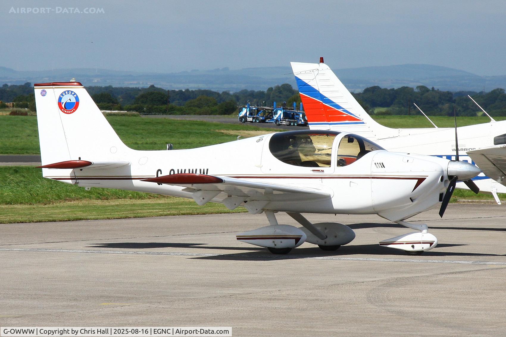 G-OWWW, 2003 Europa Tri-Gear C/N PFA 247-12683, Carlisle Lake District Airport