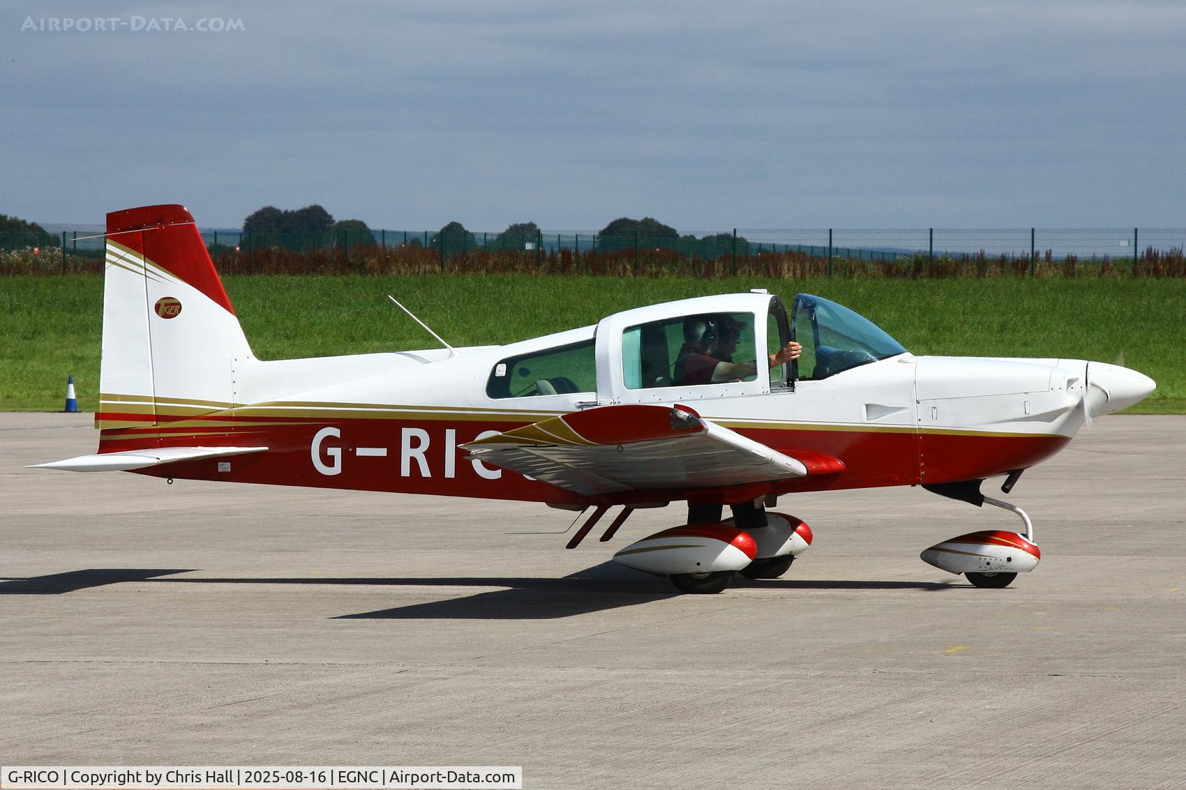 G-RICO, 1993 American General AG-5B Tiger C/N 10162, Carlisle Lake District Airport