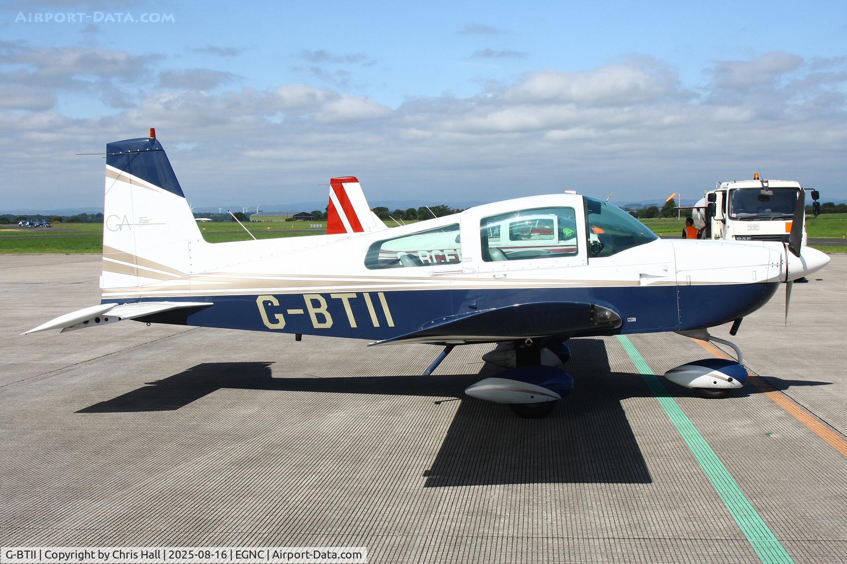 G-BTII, 1979 Gulfstream American AA-5B Tiger C/N AA5B-1256, Carlisle Lake District Airport