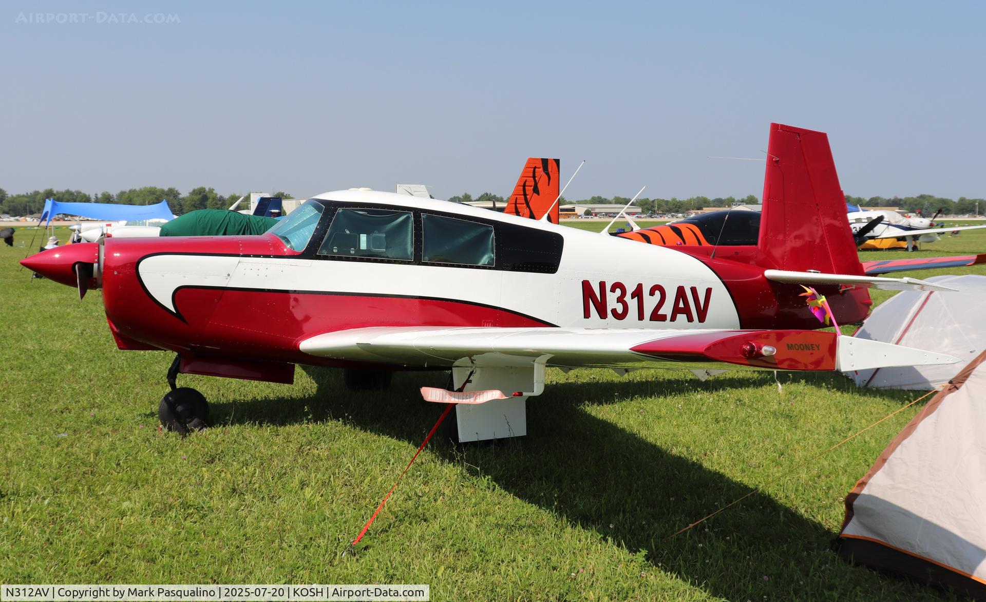 N312AV, 1968 Mooney M20C Ranger C/N 680049, Mooney M20C