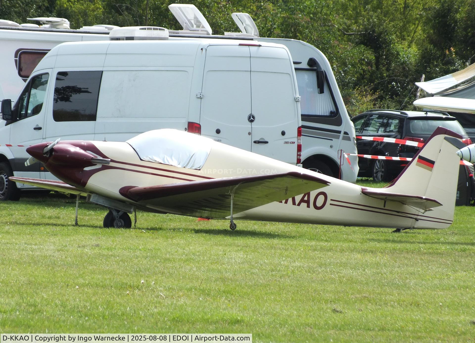 D-KKAO, 1967 Sportavia-Putzer RF-4D C/N 4025, Sportavia-Pützer RF-4D at Bienenfarm airfield during the 2025 Quax Bücker-Treffen (Bücker-Meeting) and Vintage Aerobatic World Championships