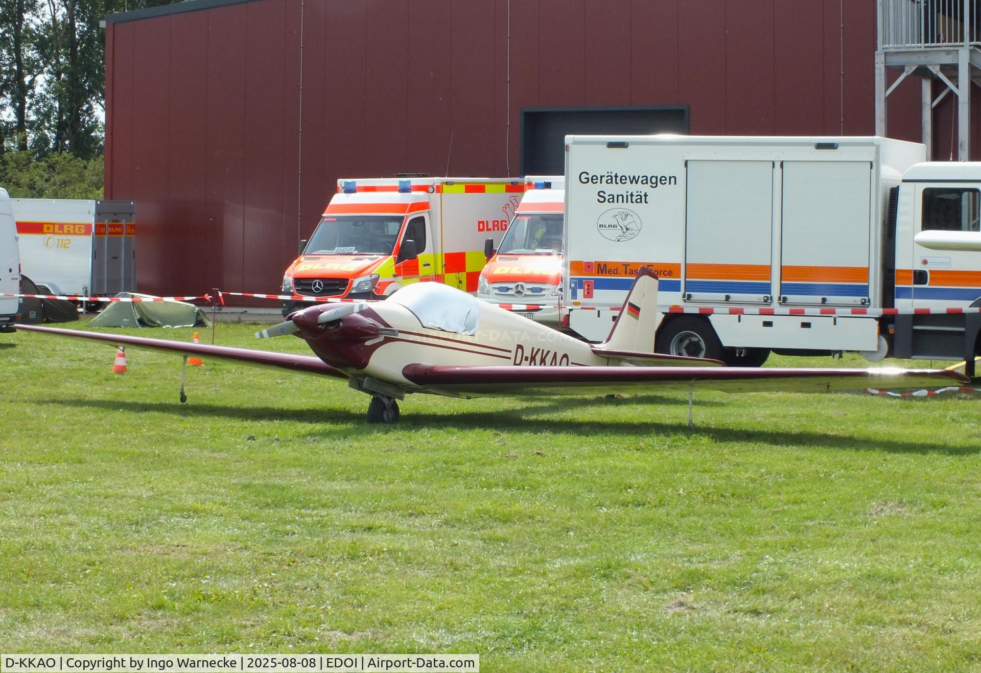 D-KKAO, 1967 Sportavia-Putzer RF-4D C/N 4025, Sportavia-Pützer RF-4D at Bienenfarm airfield during the 2025 Quax Bücker-Treffen (Bücker-Meeting) and Vintage Aerobatic World Championships