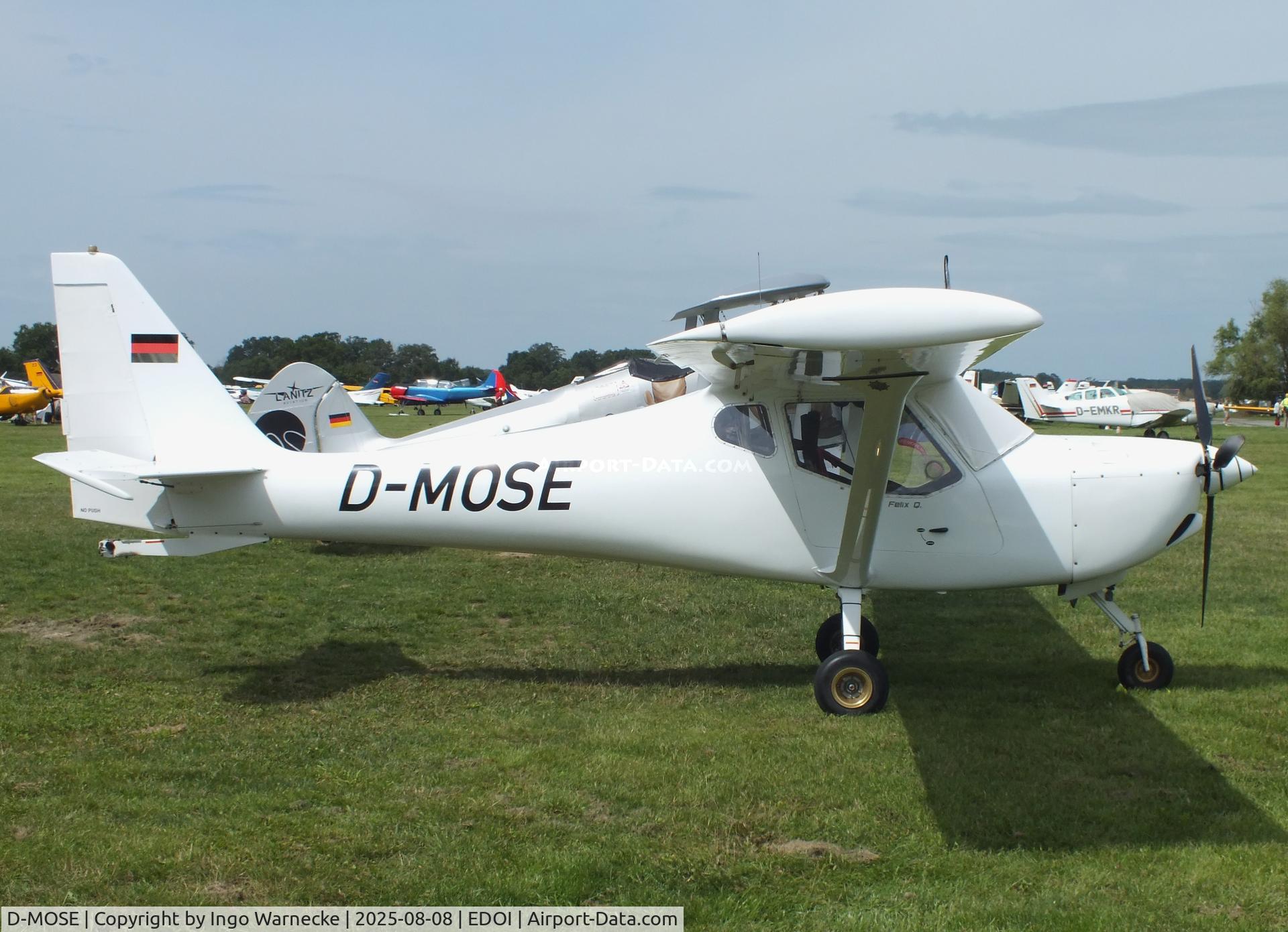 D-MOSE, B & F Technik FK-9 Mark IV C/N 09-04-321, B & F Technik FK-9 Mark IV at Bienenfarm airfield during the 2025 Quax Bücker-Treffen (Bücker-Meeting) and Vintage Aerobatic World Championships