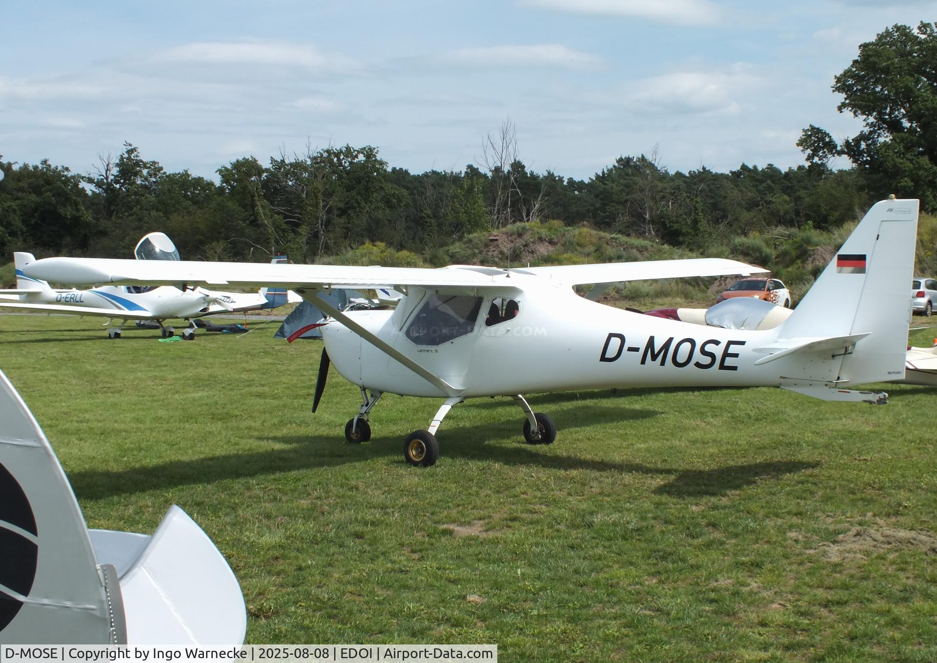 D-MOSE, B & F Technik FK-9 Mark IV C/N 09-04-321, B & F Technik FK-9 Mark IV at Bienenfarm airfield during the 2025 Quax Bücker-Treffen (Bücker-Meeting) and Vintage Aerobatic World Championships