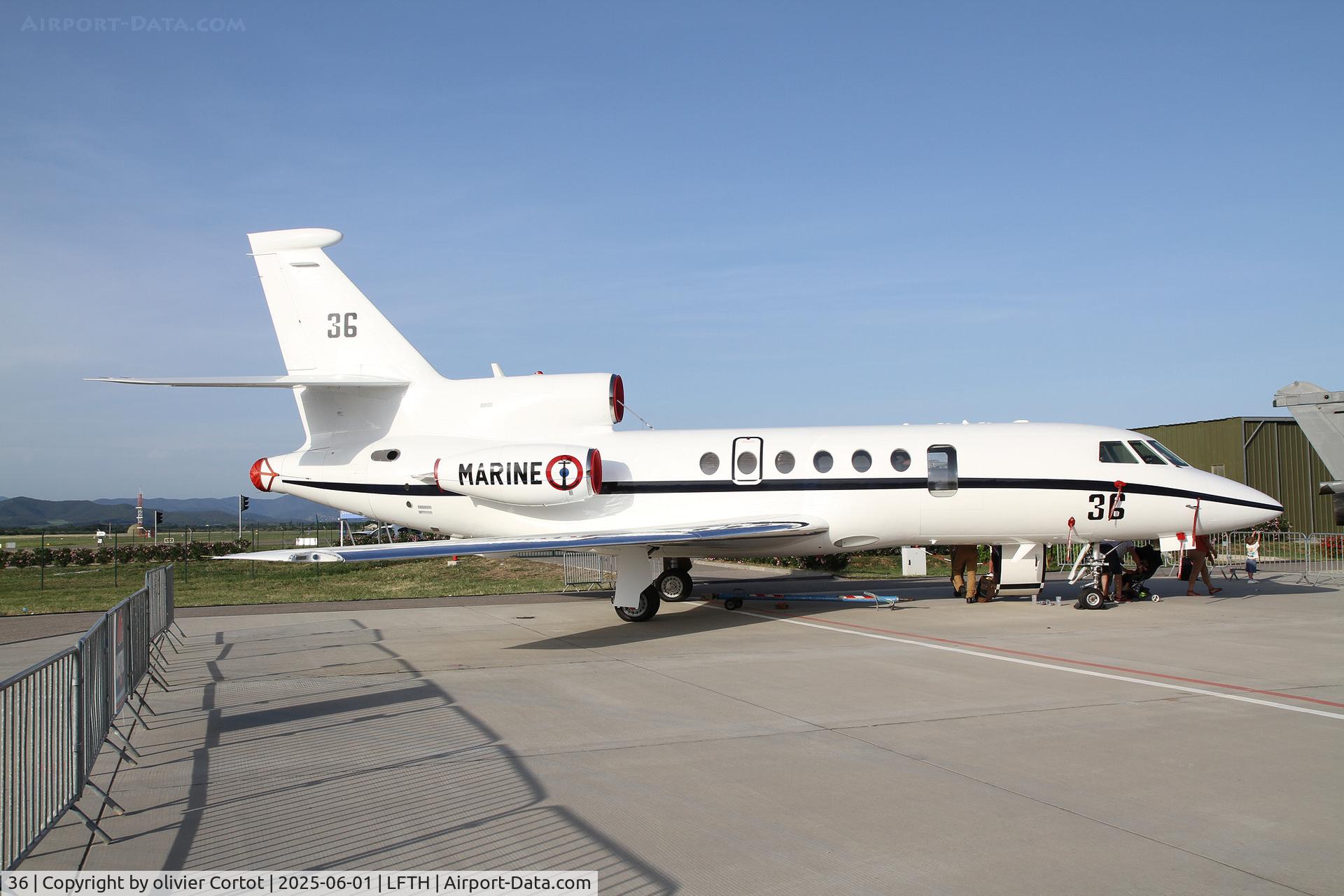 36, 1980 Dassault Falcon 50 C/N 36, Hyeres airbase anniversary, june 2025