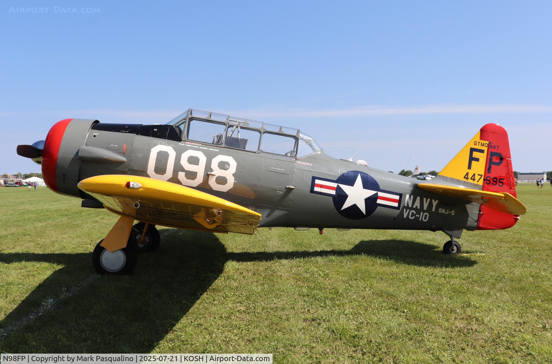N98FP, 1944 North American AT-6G Texan C/N 7695, North American AT-6G