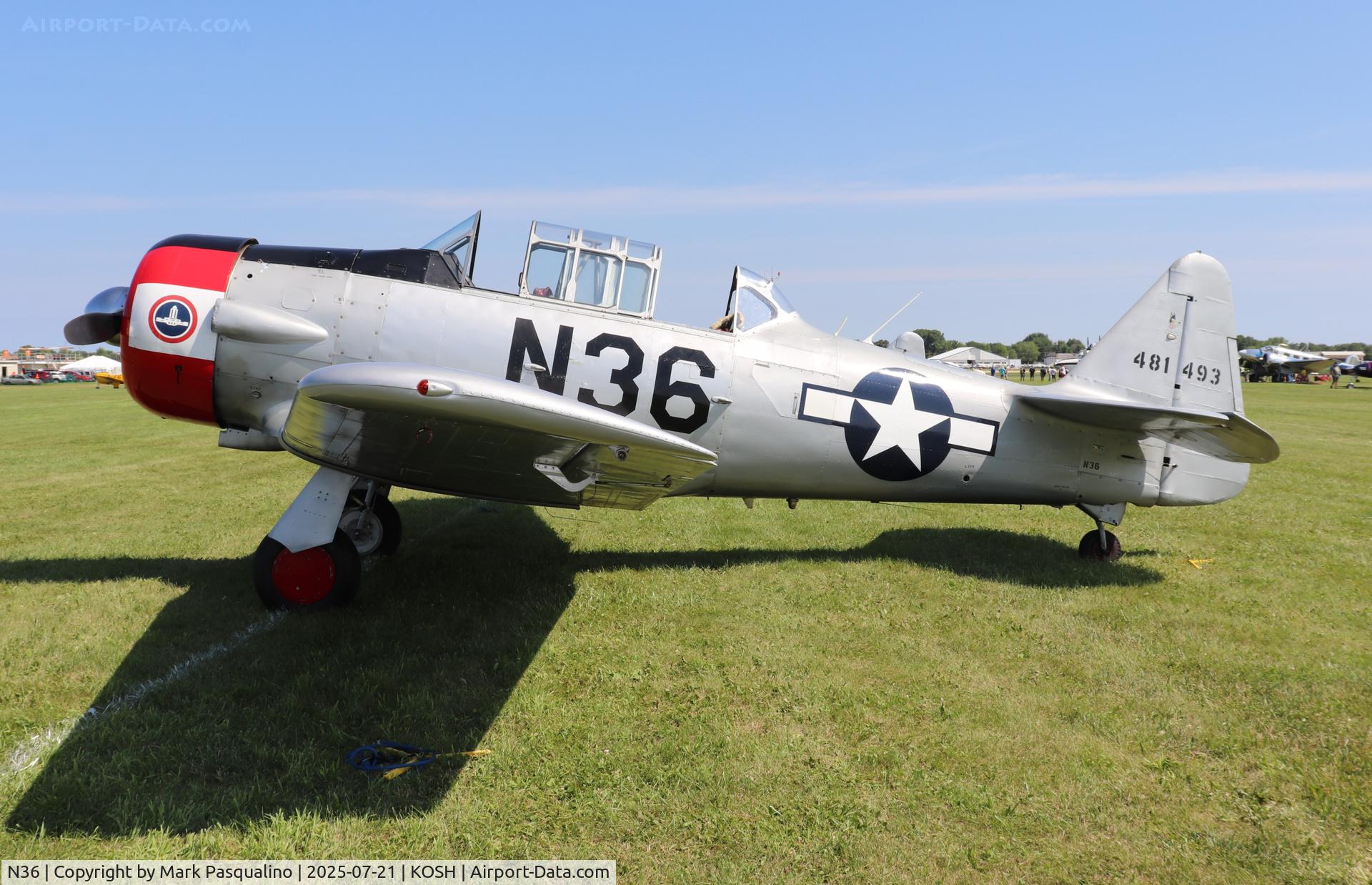 N36, 1944 North American AT-6F Texan C/N 121-42765, North American AT-6F
