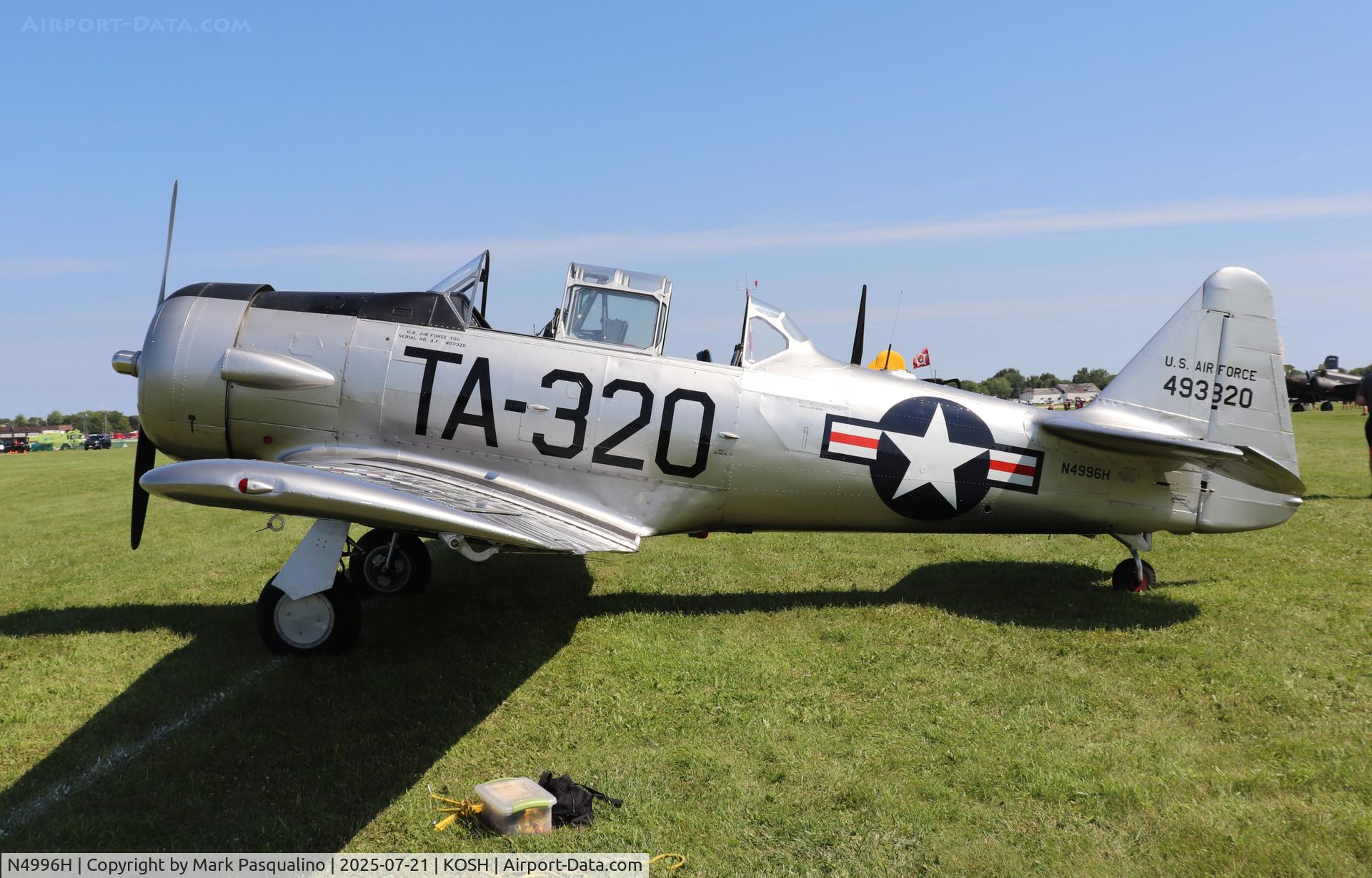 N4996H, 1951 North American T-6G Texan C/N 168-424, North American T-6G