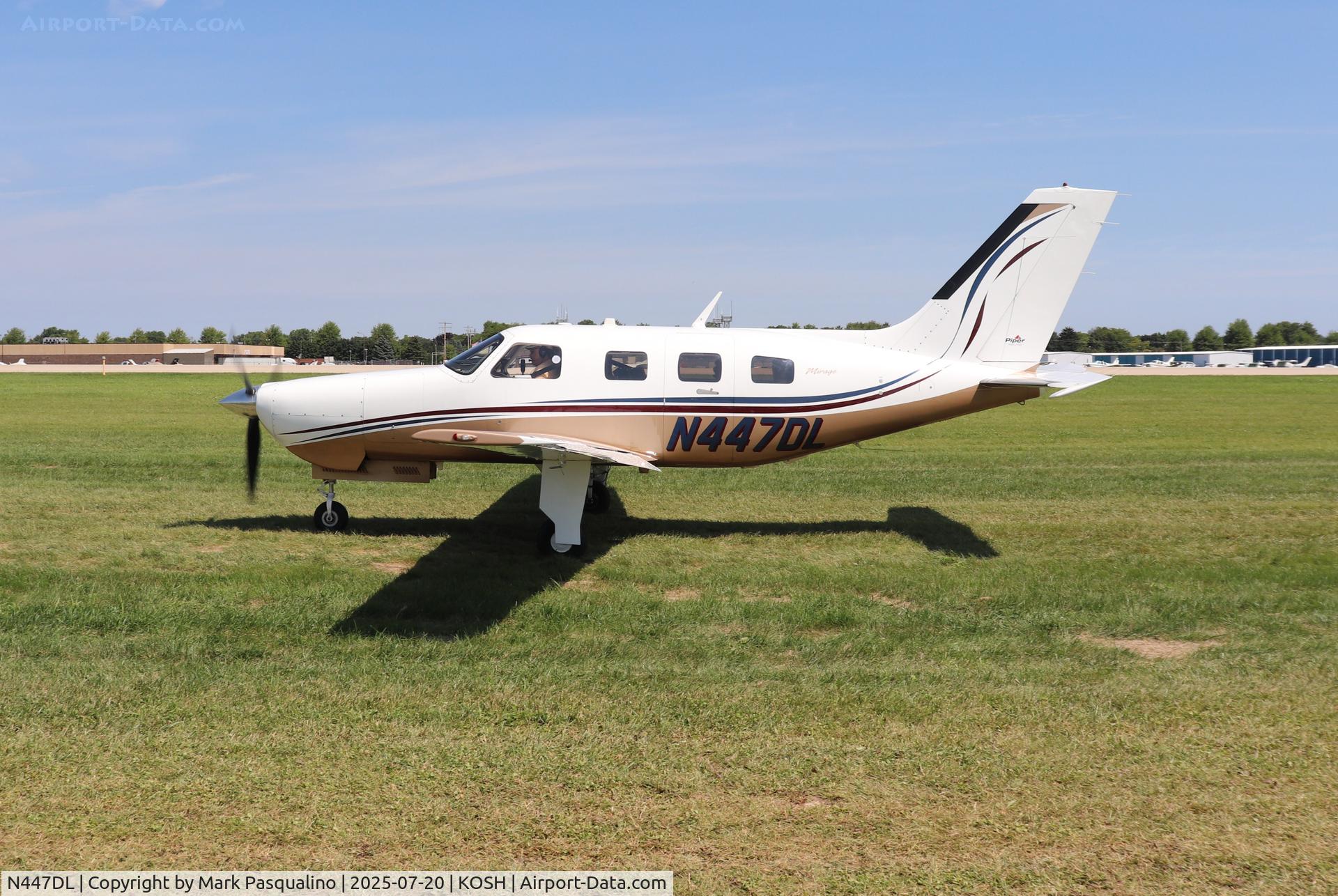N447DL, 2008 Piper PA-46-350P Malibu Mirage C/N 4636436, Piper PA-46-350P
