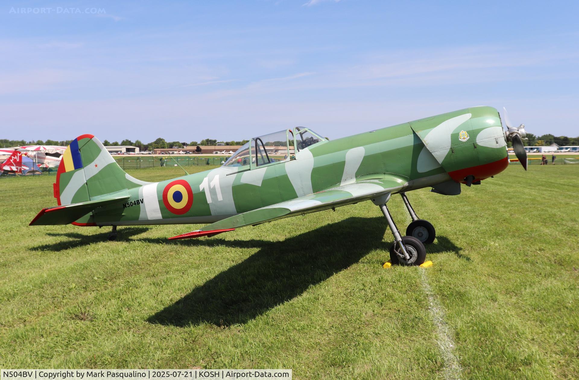 N504BV, 1983 Yakovlev Yak-50 C/N 832510, Yak-50