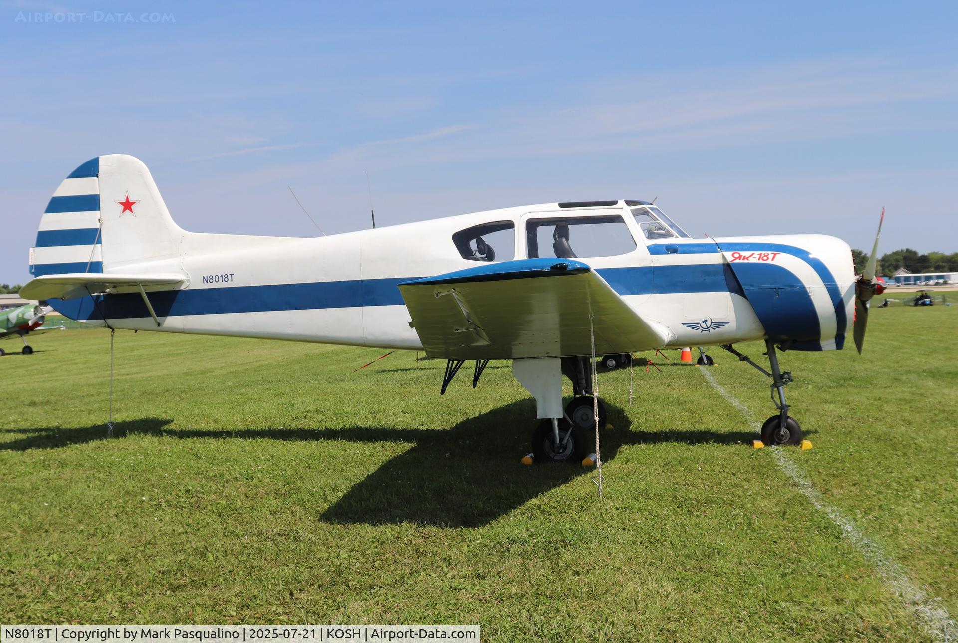 N8018T, 1980 Yakovlev YAK-18T C/N 22202040093, YAK-18T