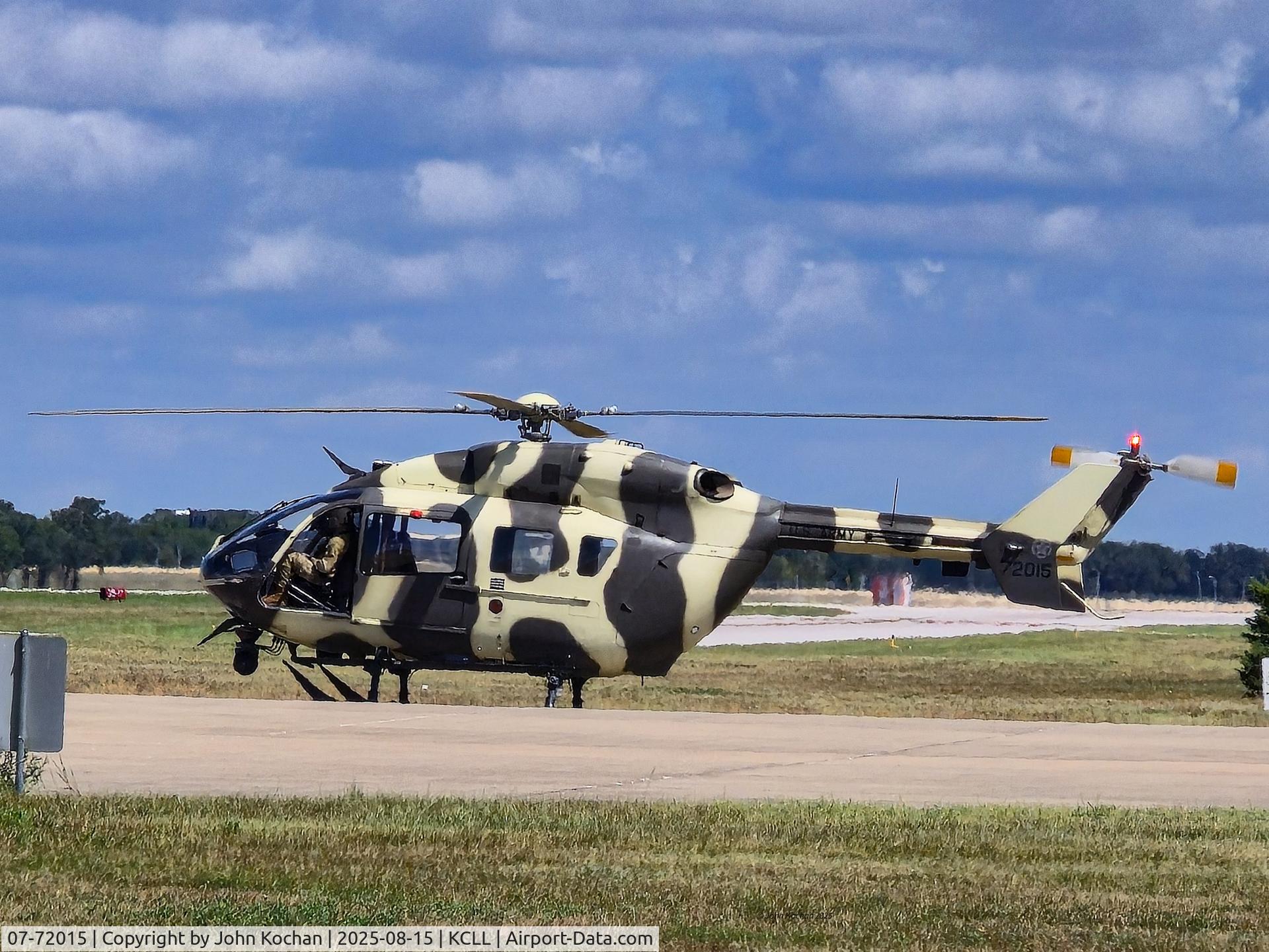 07-72015, 2007 Eurocopter UH-72A Lakota C/N 9135, 07-72015 stopping at KCLL for fuel.