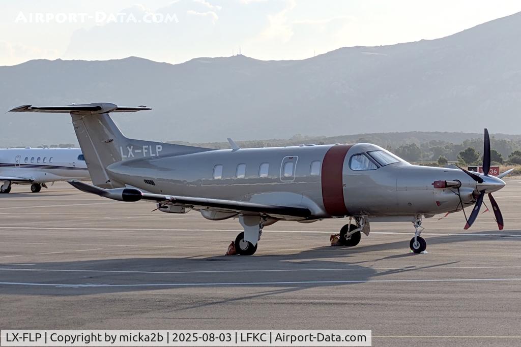 LX-FLP, 2023 Pilatus PC-12 NGX C/N 2341, Parked